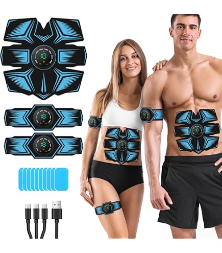 Electrostimulation Abdo Bras Jambes Electrostimulateur Musculaire Queath - Ceinture Abdominale 8 Modes 18 Intensités Stimulateur Muscles Rechargeable Electrostimulation Abdo Bras Jambes Electrostimulateur Musculaire Queath - Ceinture Abdominale 8 Modes 18 Intensités Stimulateur Muscles Rechargeable