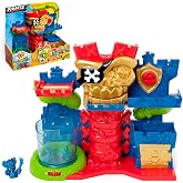 PIRATIX Skull Fortress with Skull Traps.Reveals the Character in the Pool,Find the Treasure and Escape the Giant Snake.Contai