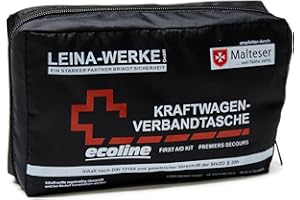 LEINA-WERKE REF 11009 Leina kompaktowa torba pierwszej pomocy, zawartość DIN 13164, niebieska