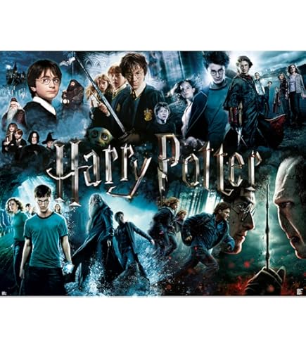 New York Puzzle Company Harry Potter Mashup 1500 Piece Jigsaw Puzzle - Art By Mary GrandPré, 33x24 Inches | Collector Puzzle For Teens, Adults, Family Game Night