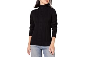 Amazon Essentials Damen Leichter Rollkragenpullover Mit Zopfmuster (Erhältlich In Übergröße)