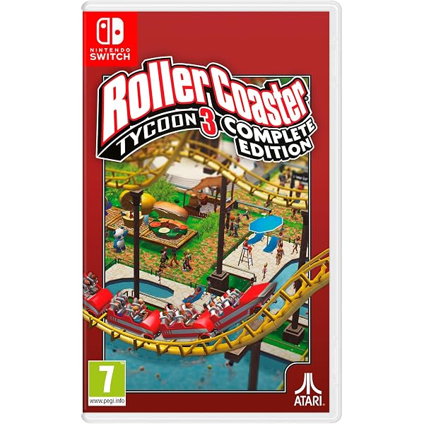 Jeu Switch Roller Coaster Tycoon Adventures - Version FR - Très Bon état Complet