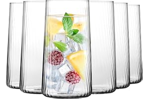 KROSNO Höga Dricksglas Lumi, 6 x 550 ml, Avant-Garde-kollektionen