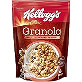 تحتوي شوكولاتة جرانولا من Kellogg مع الجسيمات والمكسرات على 340 غرامًا ، 44٪ شوفان ، مصدر ألياف ، 11٪ قطع شوكولاتة بلجيكية ، مضاد للأكسدة