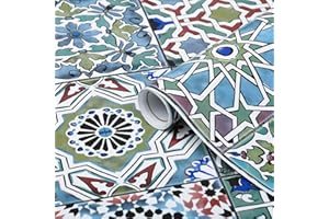 d-c-fix Klebefolie Trendyline Faroso selbstklebende Folie wasserdicht realistische Deko für Möbel, Tisch, Schrank, Tür, Küchenfronten Möbelfolie Dekofolie Tapete 45 cm x 1,5 m