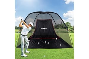 Kapler Golf Hitting Driving Nets for Backyard 10x6FT Portable Golf Practice Net for Home Indoor Outdoor Garage Golf Range Net with Target and Carrying Bag Gift for Men Kids