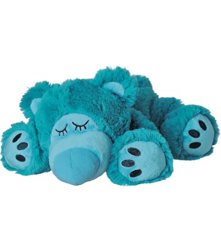 Habibi Plush Cuscino termico per bambini e adulti – 1835 scimpanzé e scimmia con riempimento di miglio, peluche termico per riscaldare nel forno a microonde e forno, ideale anche per bambini