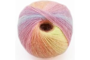 LIDIA CROCHET TRICOT Caprice- hilo de lana fantasía multicolor, lana merino/mohair, hilo de tejer, hilo de ganchillo (100 gr/ovillo ; 24 colores) (empresa española/envío desde España) (14)