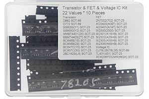 HUABAN 22 Valeurs * 10 Pièces Kit SMD Transistor + FET + Régulateur de tension