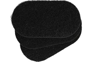 vhbw 3x Filtro a carboni attivi compatibile con Seb FR4000, FR402, FR402100/12A, FR401, FR401900/12, Fryn Twist, Simply Invents friggitrice - 6,5 x 9,1 x 0,9 cm