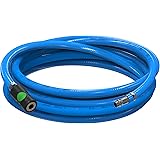 AUPROTEC Sicherheits Druckluftschlauch Set Prevost PVC-Schlauch Surflex Pro + S1 Sicherheits Kupplung Auswahl: (1m Meter, Inn