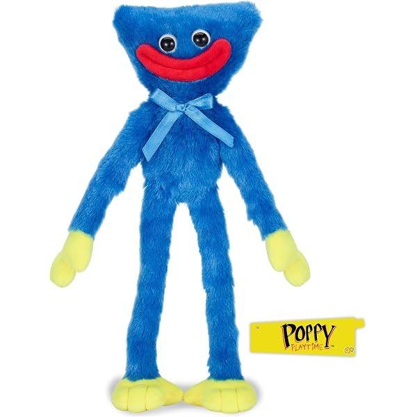 Huggy Backi Plüsch Rucksack Für Kinder – Kita Tasche Mit Playtime Horror Design, Weicher Plüsch
