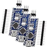 AZDelivery 3x AZ-Nano V3 Board - AZ-Nano V3 Board Microcontroller with Atmega328 CH340 Includes E-Book