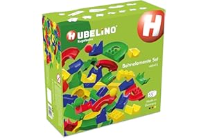Hubelino 420473 55-częściowy zestaw elementów kolejowych tor kulowy