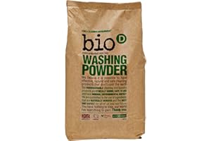 Bio-D Concentrated Non Bio Laundry Washing Powder 2kg | 33 Washes | Fragrance Free | Tough on Stains | Eco Friendly | Allergy Friendly | Gentle on Sensitive Skin | Vegan | Cruelty Free