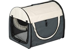 PawHut Hundebox faltbare Hundetransportbox Transportbox für Tier 5 Größen