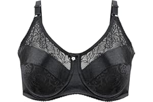 OMMITO Mastektomie-BH Prothesen Silikon-Brustformen Post-OP-BH Bügel-BH Damen Crossdresser, Schwarz, Beige, Rosa Weiß