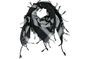 Brandit Shemag Écharpe, Plo Écharpe, Palestinien Arafat-Tuch, 110x110 CM, 100% Coton Plusieurs Couleurs