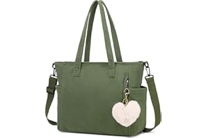 Makukke Corduroy Totes Bag Women - Shoulder Hobo Bag Handbags Crossbody Bag Big Capacity Shopping Purses