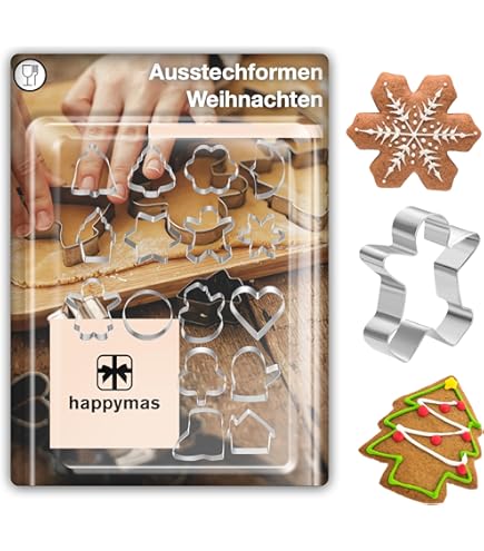 8 stuks uitsteekvormen voor Kerstmis, uitsteekvormpjes, koekjessnijders voor kinderen, fondant, koekjessnijder, koekjesbakvorm, kinderbakken, keukenaccessoires