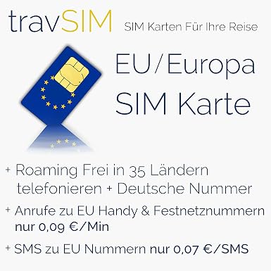travSIM Europe card