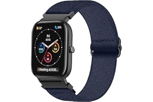 HATOLOVE Pasek kompatybilny z Amazfit GTS 4 Mini, 20 mm, nylonowy, sportowy pasek do zegarka Amazfit GTS 4, GTS 4 Mini, GTS 2, GTS 2 Mini, GTS 3, Amazfit Bip 3, Bip3 Pro, Bip U, Bip U Pro, GTR Mini