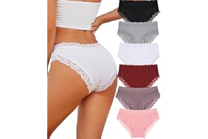 ALL OF SHE 6-pack bomull underkläder kvinnor brasilianska trosor spets underbyxor damer trosor sexig hipster Cheeky kvinnor underkläder flerpack S–XL