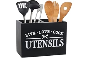 Portautensili Da Cucina In Acciaio Inox | Alto 7.4", Diametro 5.2" | Organizer Per Piani Di Lavoro, Argento - 14