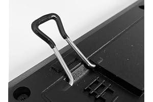 VDE INDUSTRIES Soportes Inclinables Universales de Goma para Teclados - Aptos para Logitech K120, K260, K270, K330, K350, K360, K520, K835, K850 y K860 - Reemplaza los Soportes Rotos en un Instante (Paquete de 2)