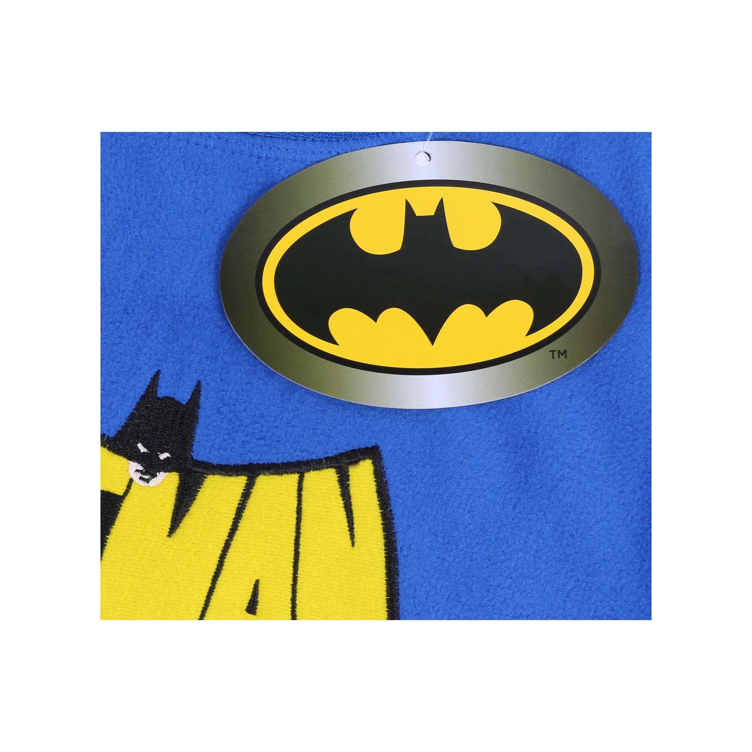 Batman-DC-COMICS-Blauer-Grauer-Pyjama