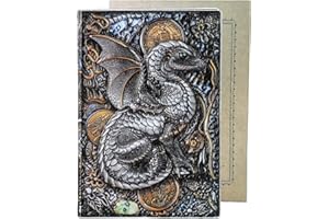 YHH dziennik w linie dla dorosłych i dzieci, notatnik A5 ze skóry vintage, wytłaczany, w twardej oprawie, z ozdobnymi wstążkami, 200 stron, notatnik w linie dla kobiet, biznes, biuro, szkoła, magia 3D