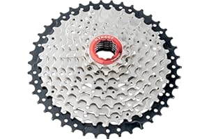 KTKEET Cassetta a 9 velocità 11-30T/32T/34T/36T/40T/42T/46T/50T/ Mountain Bike/bici da strada, pignone a 9 velocità compatibile con Shimano Ultegra xt Sunrace Sram
