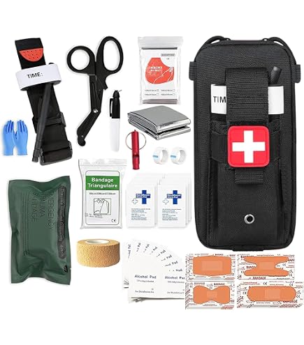 Kit Sutura Pratica Chirurgica - 14 Pezzi Per Pronto Soccorso E Sopravvivenza (IFAK) - HTI