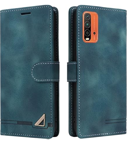 HualuBro Coque Xiaomi Redmi 9T En Cuir Synthétique Rétro