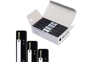 ‎ELBA Elba Heftstreifen aus Kunststoff, 150x35mm, schwarz, 100 Stück