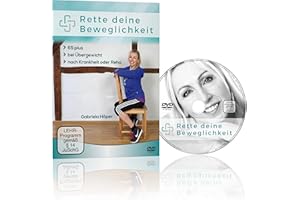Pilates 4 Life® "Rette deine Beweglichkeit" DVD für 65 plus, bei Übergewicht, überstandener Krankheit, OP oder Reha, dieses spezielle Training bringt dich ohne Knien und Stützen wieder in Schwung