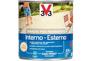 V33 Smalto per Pavimenti Interno o Esterno Sabbia 0.5 L