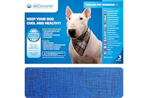 Aqua Coolkeeper 50AQPEBAPB11 Kühlendes Bandana für Hunde, 61-70 cm, Blau