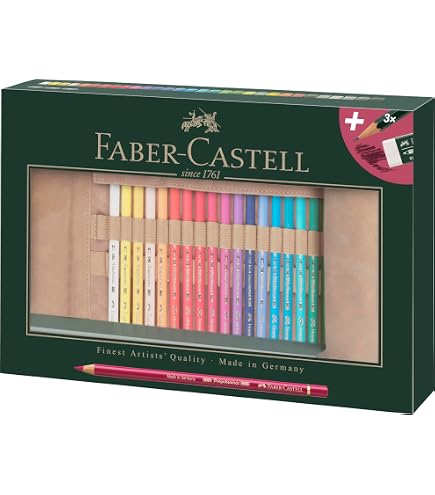 Faber-Castell 110072 72 Coloured Pencils Polychromos, Wooden Case