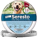 Elanco Seresto Collare antiparassitario, Per cani oltre 8 kg, Elimina pulci, zecche, pidocchi e protegge dal rischio di trasm