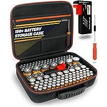 AA-batterijopbergdoos, AA-batterijopslag,Batterijbeschermdoos | Batterijhouder voor 10 AA-batterijen, batterij-opbergdoos, batterijhoudercontainer