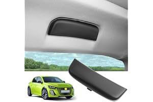 ‎SKTU SKTU Auto Brillenetui für Peugeot 208 2008 308 3008 5008 Sonnenbrillenhalter Brillen Aufbewahrungsbox ABS-Material Schwarz