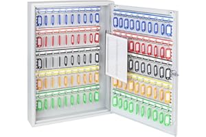 HMF 135100-07 Key Cabinet, 100 Keys 55 x 38 x 8 cm, light gray