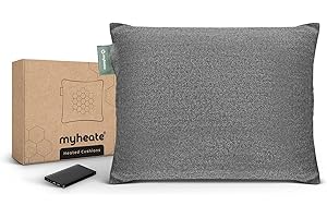 ‎MYHEATE MYHEATE Heizkissen Kabellos, Wärmekissen Elektrisch mit Akku, USB Wiederaufladbar, Infrarot Technologie, Heizkissen Rücken mit 3 Heizstufen, Original