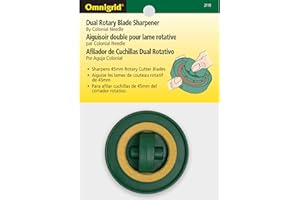 Omnigrid Dual Rotary Blade Sharpener Cortadores y Accesorios, Metal y plástico, Verde, 6.25 x 3.88 x 1.25