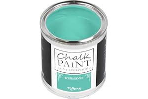 CHALK PAINT PAINT EVERYTHING Chalk Paint Everything® – Pintura tiza "Azul Tiffany" vuelva a dar color fácilmente todo tipo de material sin lijar (250 ml)