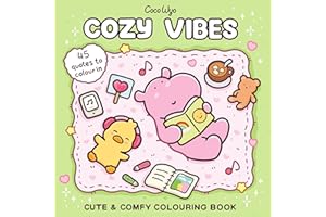 Cozy Vibes: A cozy and comfy colouring book for all ages (Coco Wyo)