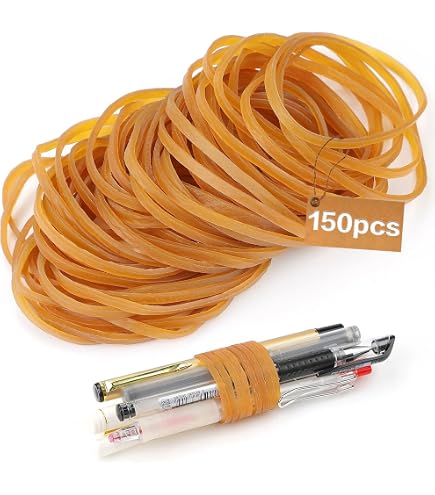 Lot De 50 Grands Élastiques En Caoutchouc Violet - Robustes, Épais Et Extensibles Pour École, Bureau Et Bricolage