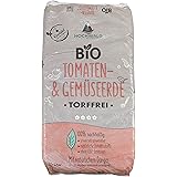 Hochwald - Bio Tomatenerde 20 L torffrei mit nachhaltigem Langzeitdünger - Erde mit Natur Dünger für Tomaten, Obst & Gemüse -