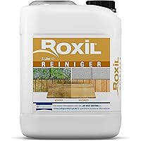 Roxil Reiniger - Grünbelag- und Algenentferner - Flächenreiniger für Terrassen, Holz, Veranden und gepflasterte Flächen…